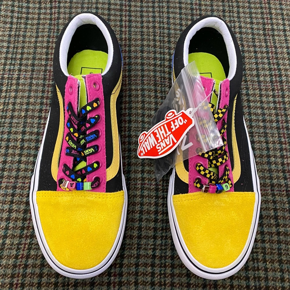 NWT Old Skool Platform Multicolored Vans